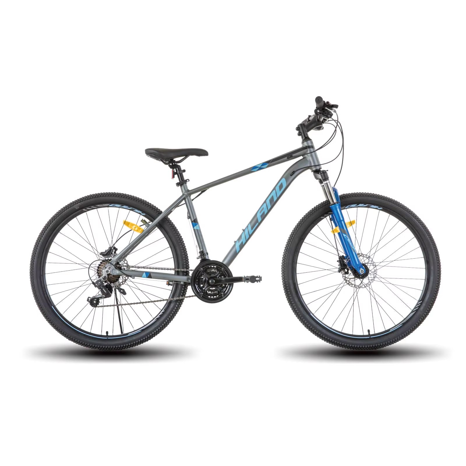 Aluminum Mountain Bike 21 Speeds, Hydraulic Disc-Brakes, Lock-Out Suspension Fork, 27.5 Inch Wheel, Bike for Men Mens