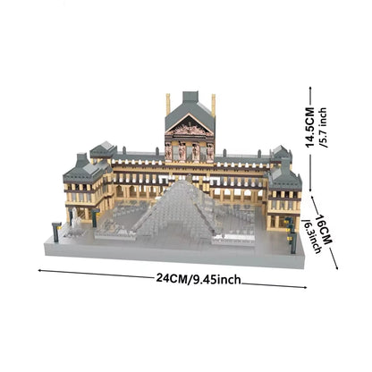 Eiffel Tower Paris Architectural Micro Mini Model Building Blocks Toy : Enhance Your Office Decor, Boost Hand Skills Gift