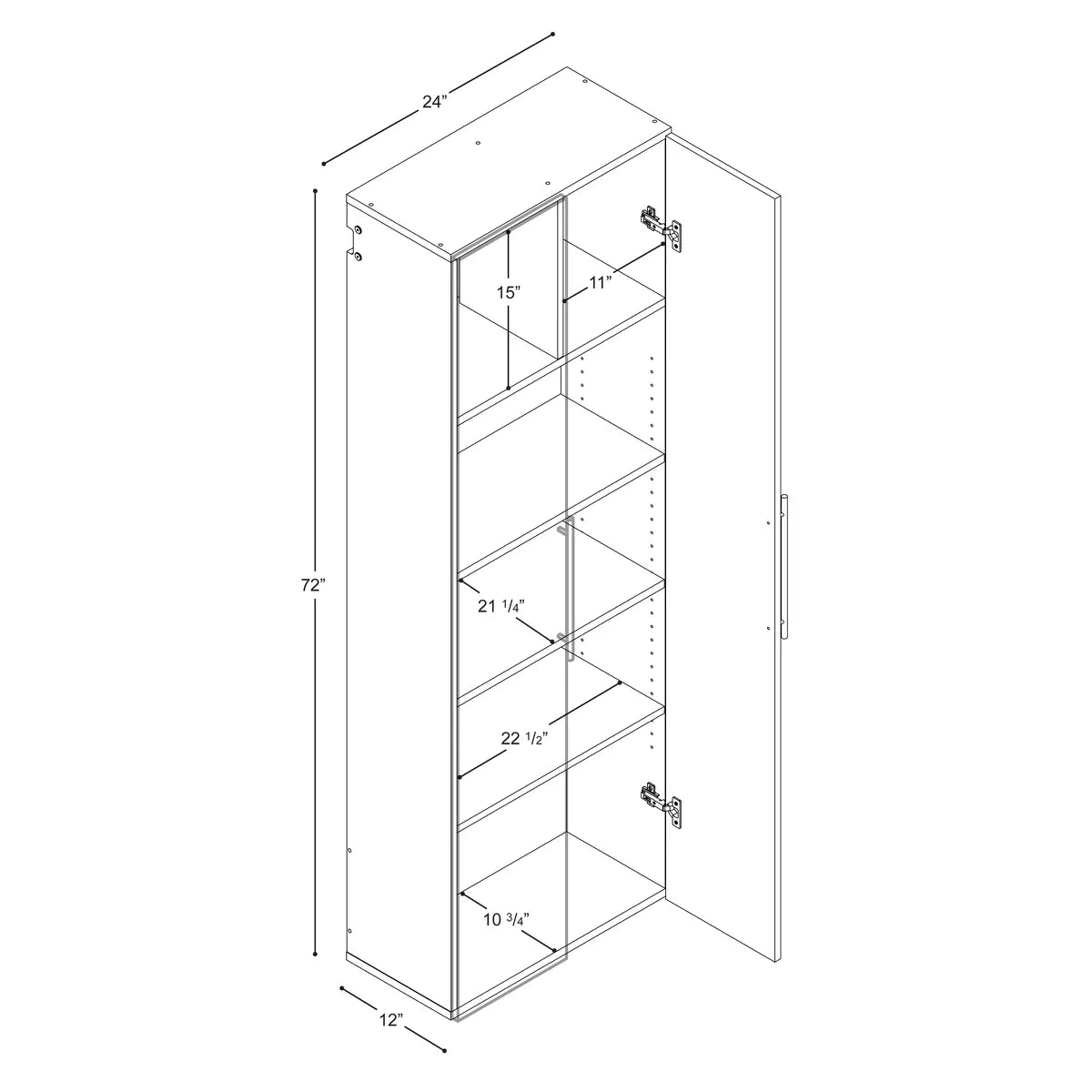 Hangups Large Storage Cabinet 