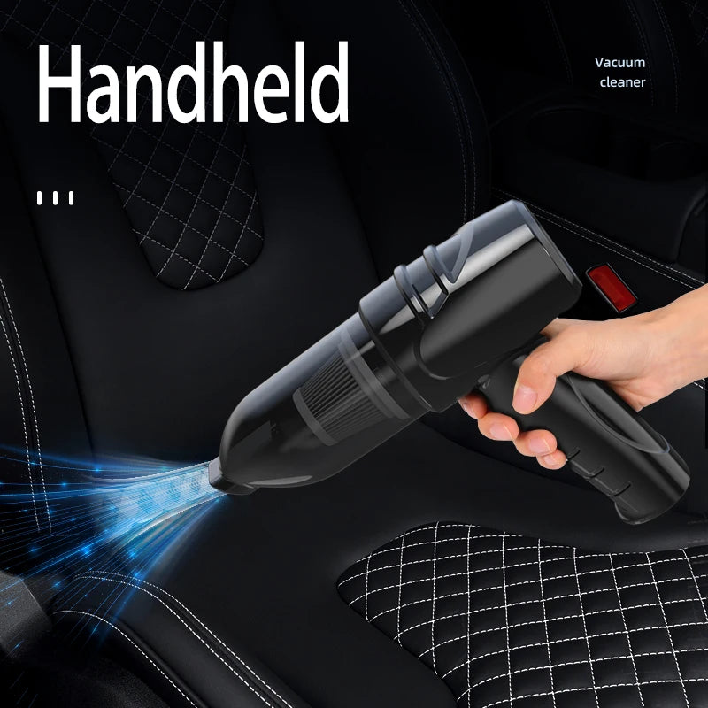 Wireless High-Power Dual-Use Car and Home Vacuum Cleaner - Multi-Functional Handheld Device with Strong Suction