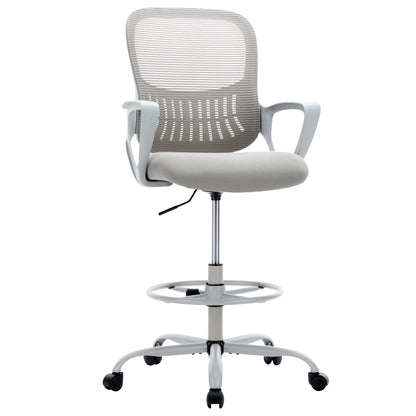 JHK Ergonomic Mesh Backrest Office Chair with Adjustable Height and Rolling Wheels for Home and Gaming Use