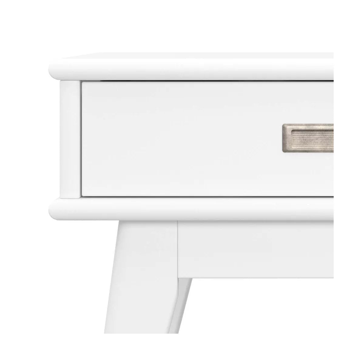 Tierney Mid Century End Table White