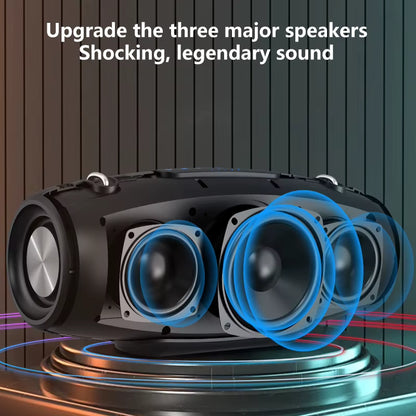 S67 Wireless Speaker Withshoulder Strap,Outdoor,Waterproof,Portable Speaker with Loud Stero and Booming Bass,40H Playtime