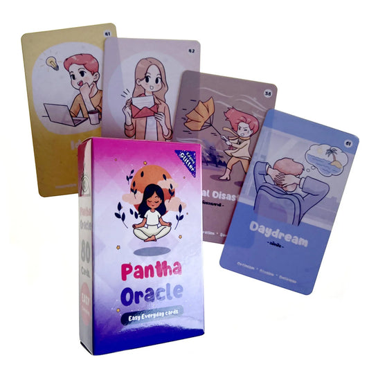 Pantha Oracle Mysterious Divination Tarot Oracle Card Little Girl Tarot Cards Decks Board Game English Tarot Card Deck