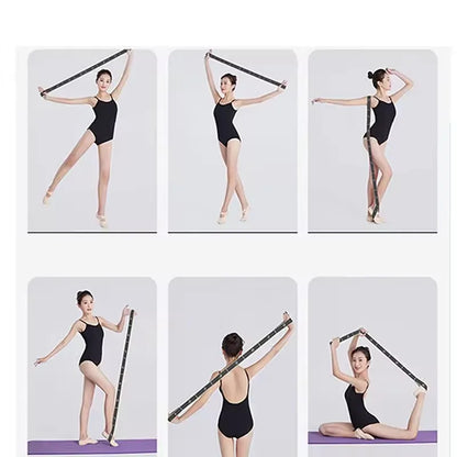 1Pc Stretching Strap with Loops - Non Elastic Stretch Band for Physical Therapy, Yoga Strap for Stretching Equipment, Stretch Bands for Exercise and Flexibility - Fascia, Hamstring & Leg Stretcher Belt
