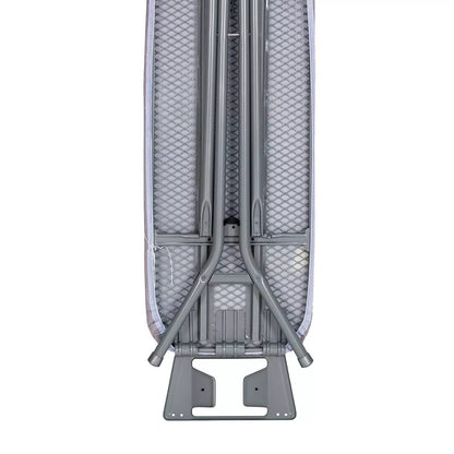 Home Products Light Gray 4-Leg Mesh Top Ironing Board with Integrated Iron Rest