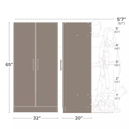 32-Inch Elite Wardrobe Cabinet 