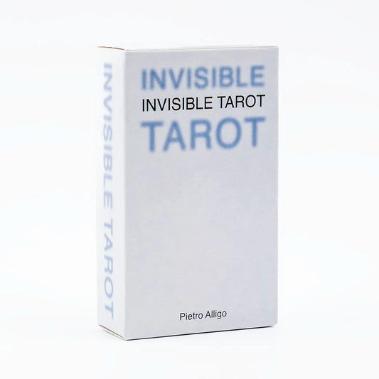 Invisible Tarot 78 Blank Cards Create Your Own Tarot Deck 10.3*6Cm Practicing Your Vision of the Invisible for Family Party