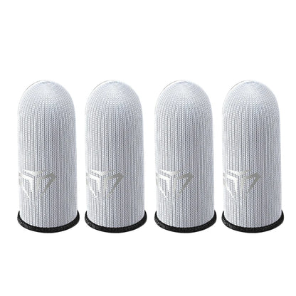 2 Pcs Mobile Game Fingertip Gloves Sweatproof Anti-Slip Touch Screen Finger Sleeve Breathable Gaming Fingertip Cover for Gamer