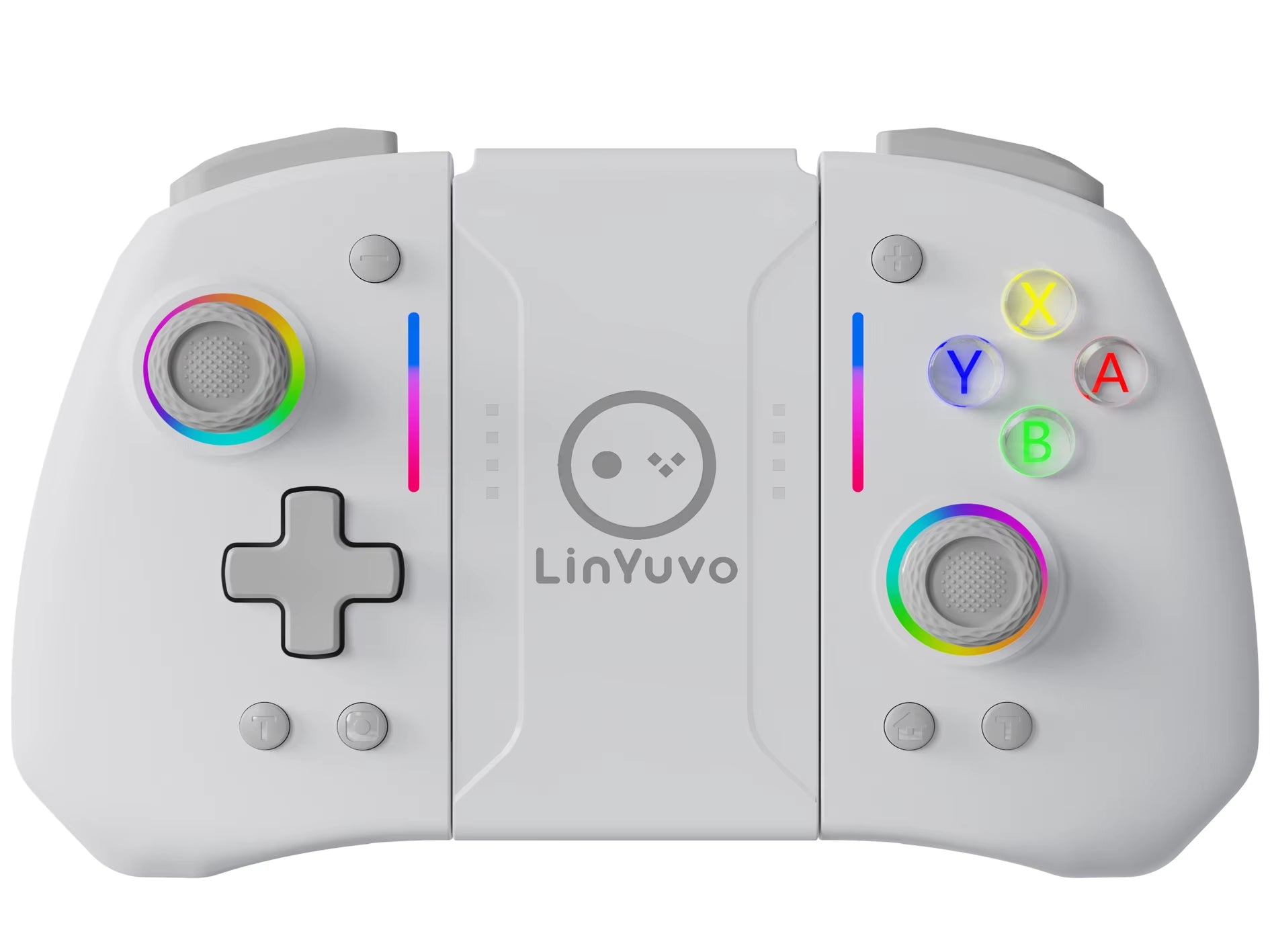 Wireless Joystic for Switch/Oled Support Wake Up, Gyro Axis, Turbo, Dual Vibration with Dazzling Lights KS42