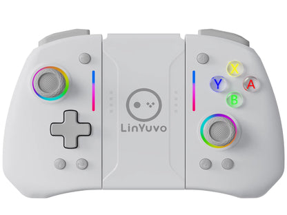 Wireless Joystic for Switch/Oled Support Wake Up, Gyro Axis, Turbo, Dual Vibration with Dazzling Lights KS42