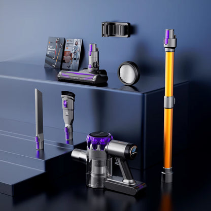 YISORA Cordless Vacuum Cleaner, 40Kpa 55Mins Running Time Wireless Vacuum Cleaner with Touchscreen for Pet Hair, Carpet