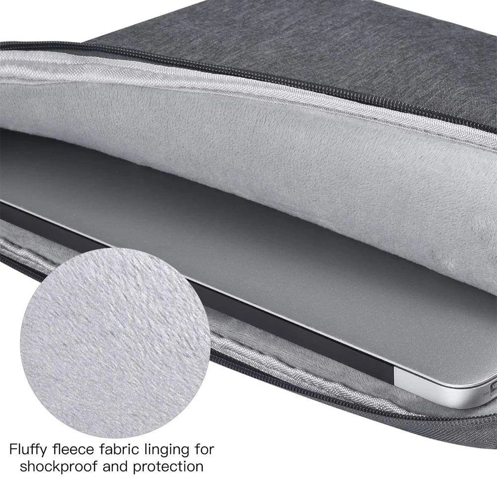 Waterproof Laptop Sleeve Handbag Case for MacBook Pro Air and Other Laptops - Fits 13.3" to 16" Inch Devices