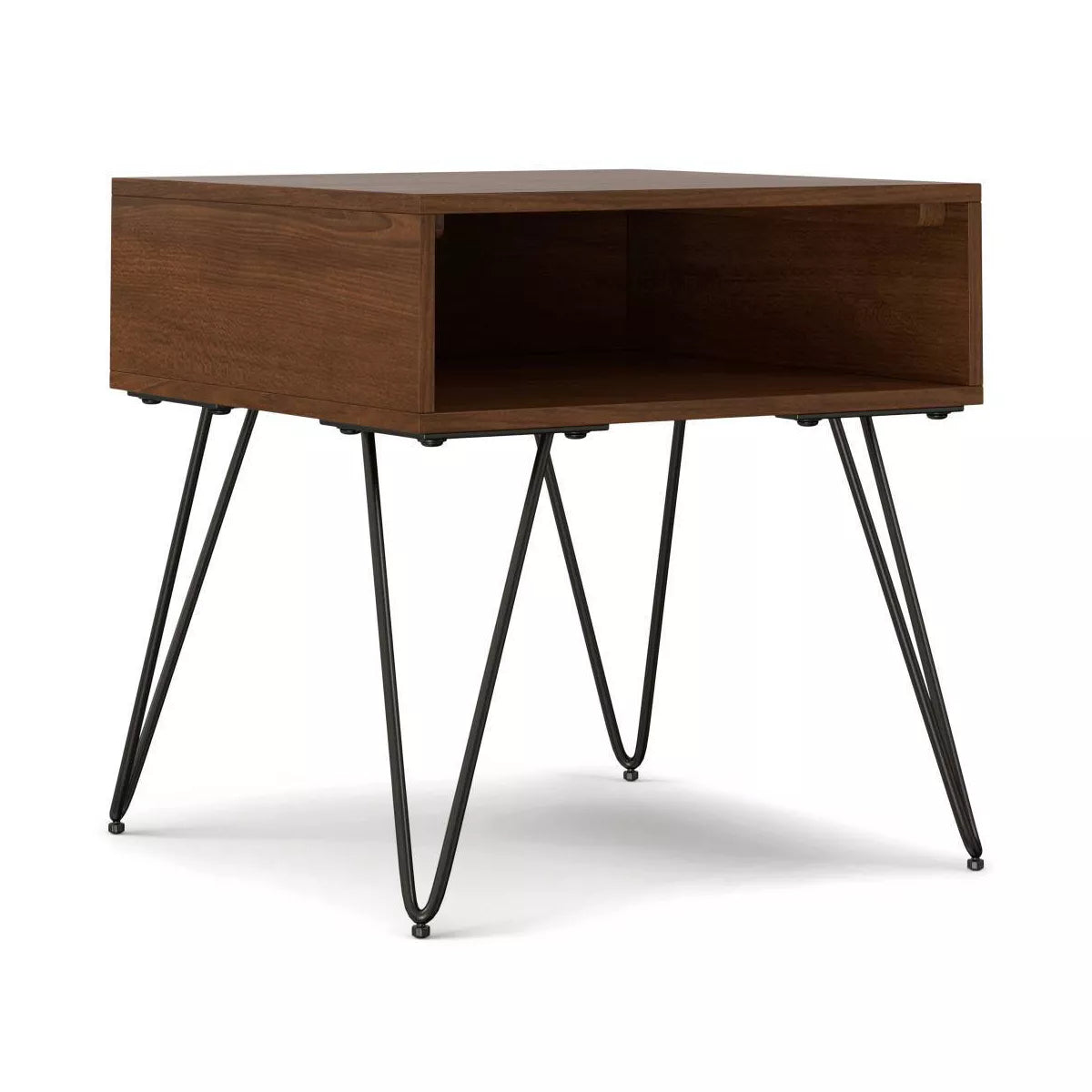 Moreno Contemporary End Table - Oak Veneer