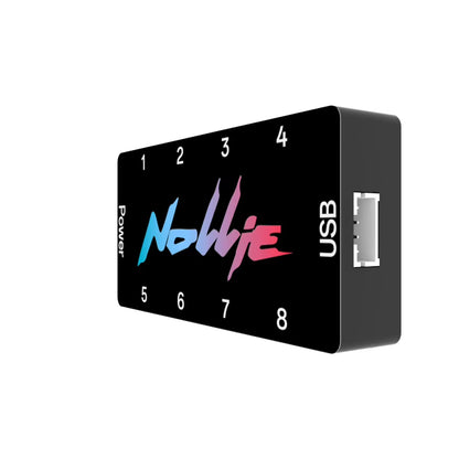 Nollie Signalrgb Openrgb Universal 5V 3PIN ARGB Controller 8 Way Addressable ARGB Splitter HUB for Computer Case Fan Light Strip