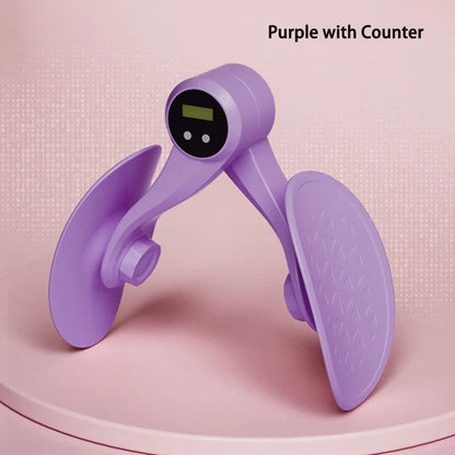 Smart Thigh Master | Adjustable Pelvic Floor Exercise Devices for Women and Men with Auto-Counter Display | Inner Thigh Exerciser for Women, Kegel Trainer for Butt, Arm & Leg Workouts