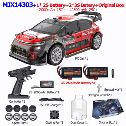 MJX 14301 14302 14303 1/14 RC Car 55Km/H Brushless HYPER GO 2.4G Remote Control 4WD Off-Road High Speed RC Car Truck Hobby Toy