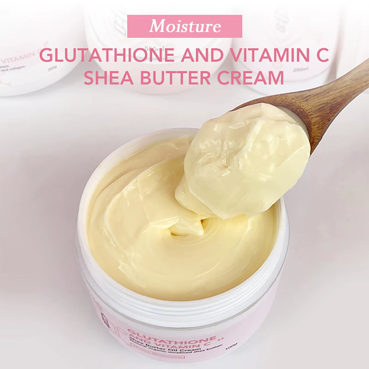AILKE Glutathione and Vitamin C Skincare Set: Whitening Lotion, Moisturizing Cream, Lightening Soap, Spa Oil, and Glowing Body Cream