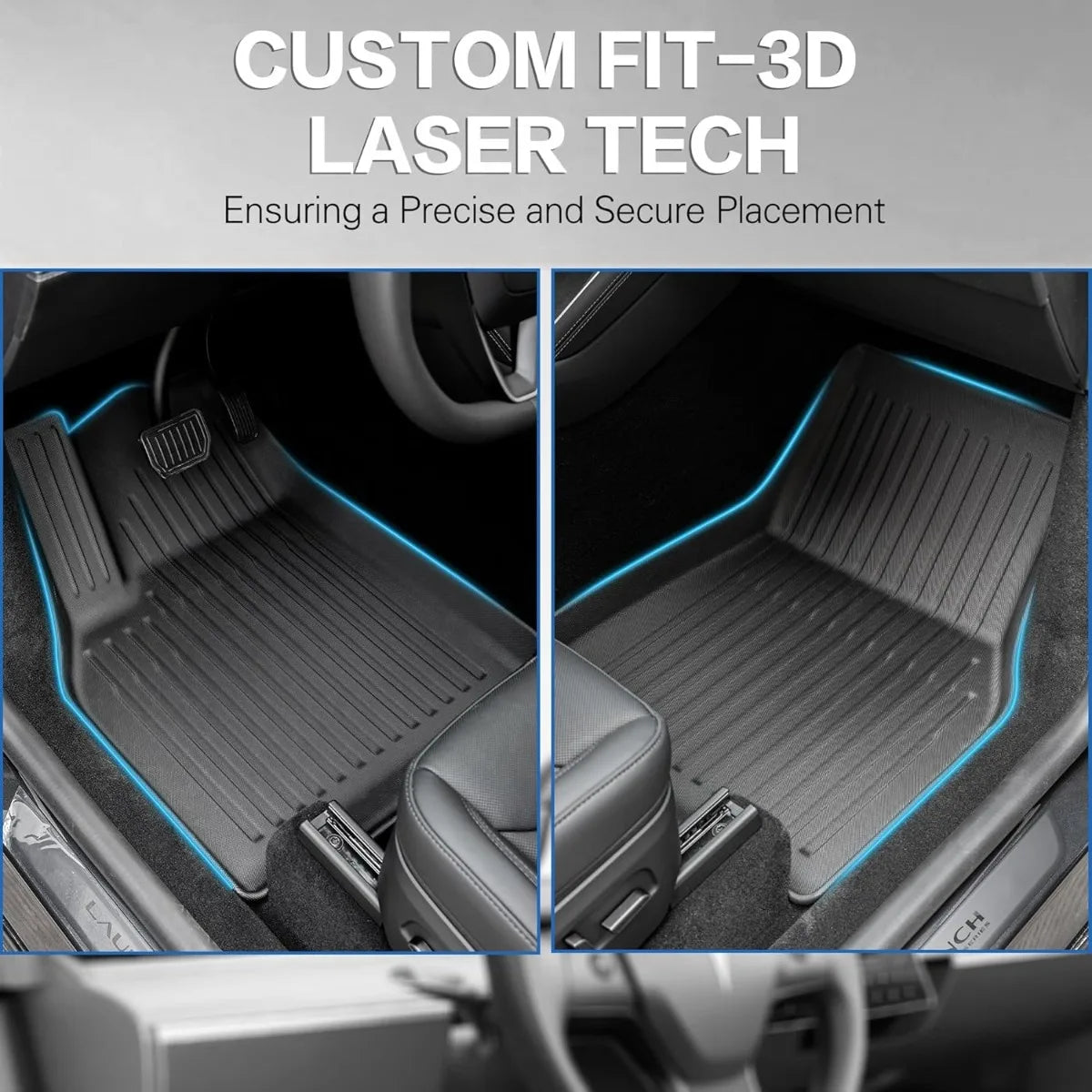 TPE Full Set Floor Mats and Cargo Liners for 2025-2026 Tesla Model Y (5-Seat) - Premium Automotive Accessories