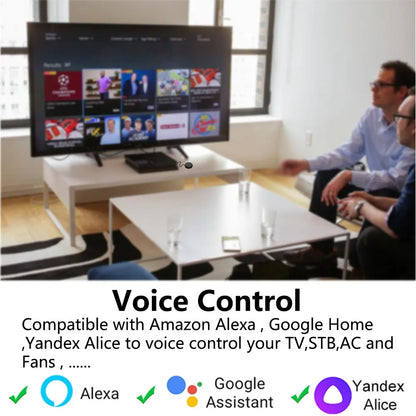 Wifi Smart IR Remote Control Smart Life APP Replace TV DVD AUD AC Remote Works with Alexa Google Home