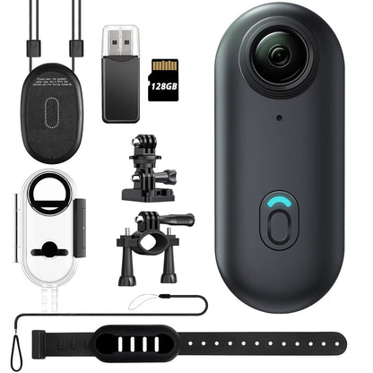 4K 128GB Waterproof 30 Meters Deep Small Mini Magnetic POV Camera Vlog Sport Body Cam for Action Sport DV