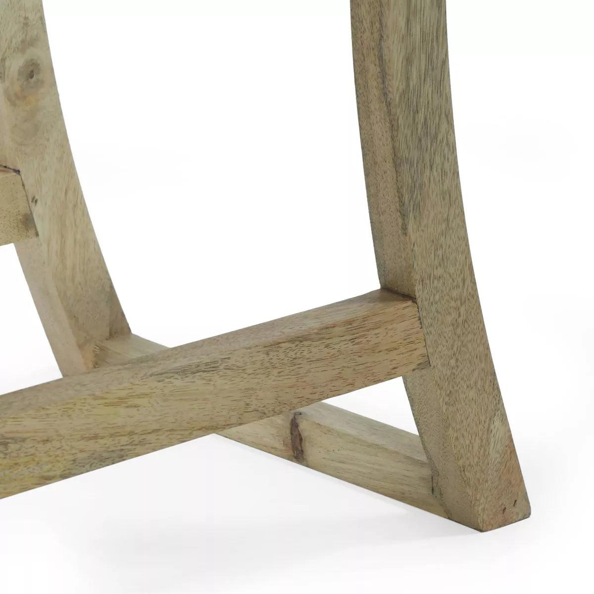 Meagher Rustic Handcrafted Mango Wood Console Table Natural 