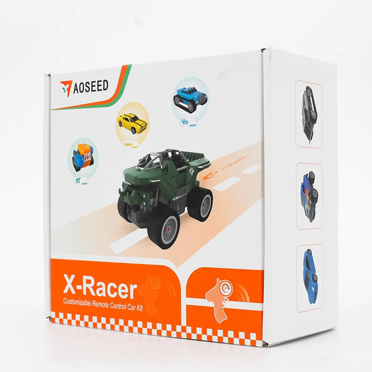 X-Racer Toy Creation Kit 330 Pieces Fit for X-Maker 3D Printed Remote Control Car Assembly STEM Educational DIY Fun
