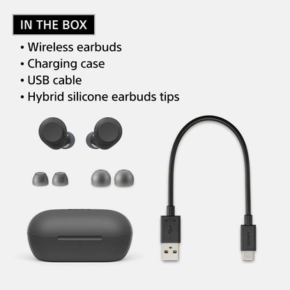 Sony WF-C710N Truly Wireless Noise Canceling Earbuds | Black