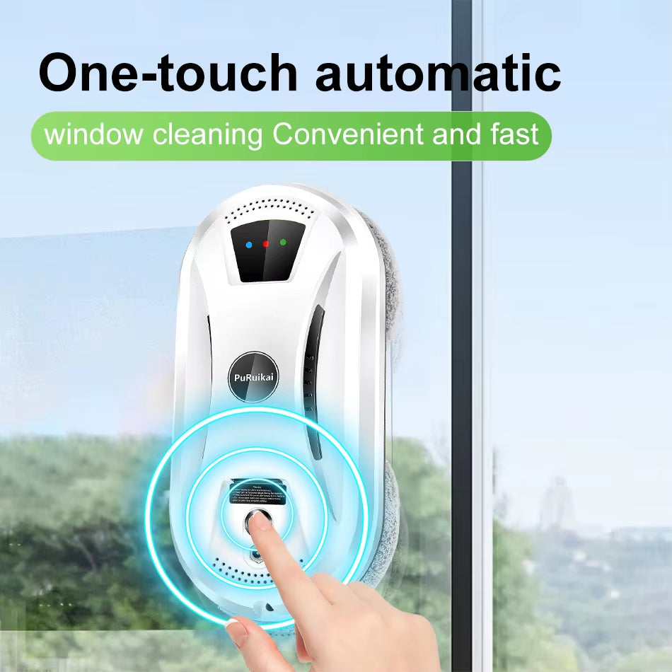 Ultra Thin Robot Vacuum Cleaner Window Cleaning Robot Window Cleaner Electric Glass Limpiacristales Remote Control for Home