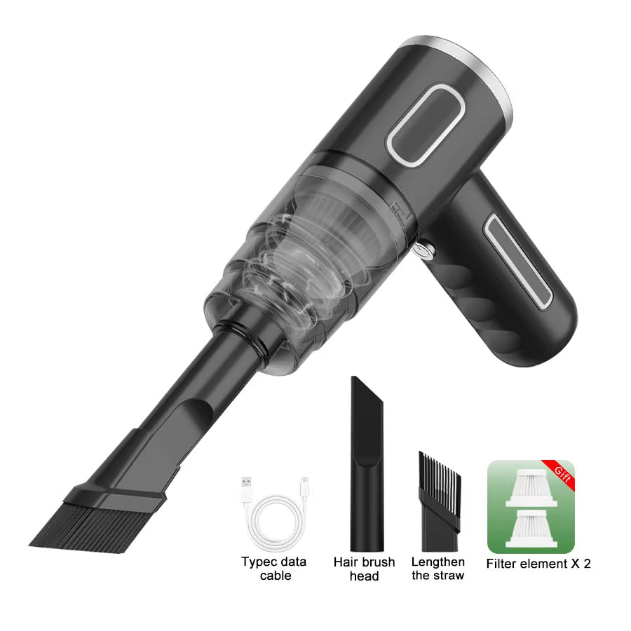 ABS Car Vacuum Cleaner Portable Powerful Wireless Vacuum Cleaner Home Carpet Cleaner Home Appliance Mini Cleaning Machine