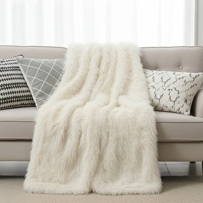 Mongolian Faux Fur Luxury Throw