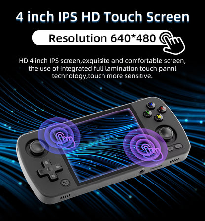 RG405M Handheld Game Console 4'' IPS Touch Screen Android12 System T618 Metal Shell Retro Video Game Player 3000+ Games