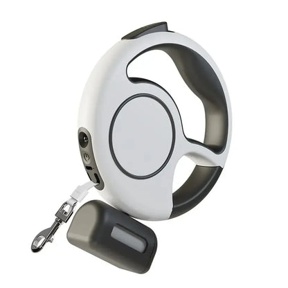 3M Retractable Dog Leash with LED Light, 500Mah USB Rechargeable, Anti-Pull & Night Safety Walking Lead for Pet