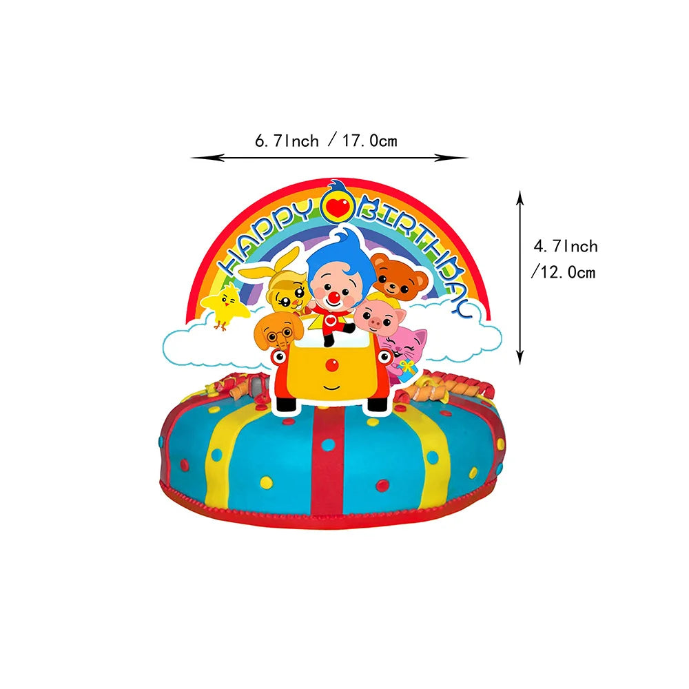 Plim Joker Birthday Party Clown Balloon Banner, Baby Shower, Children'S Favorite Party Supplies