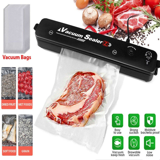 Vacuum Sealer Machine Food Preservation Storage Saver Automatic With Seal Bag