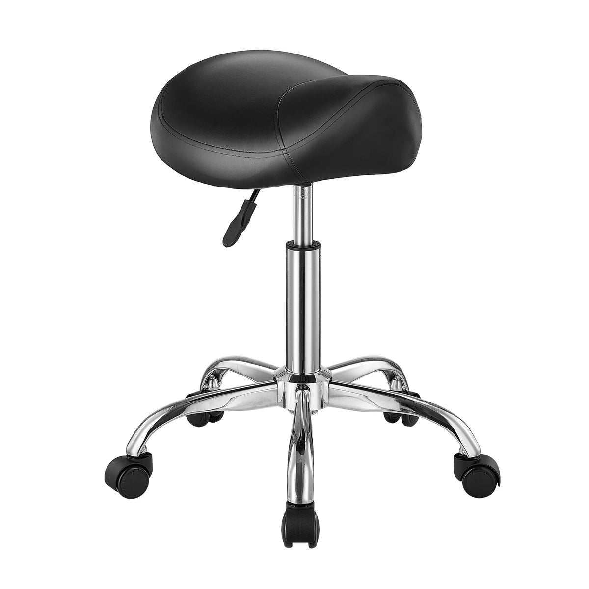 Succebuy Ergonomic Saddle Stool with Wheels, 450 lbs Weight Capacity, Height Adjustable Swivel Chair for Clinics, Salons, and Tattoo Studios
