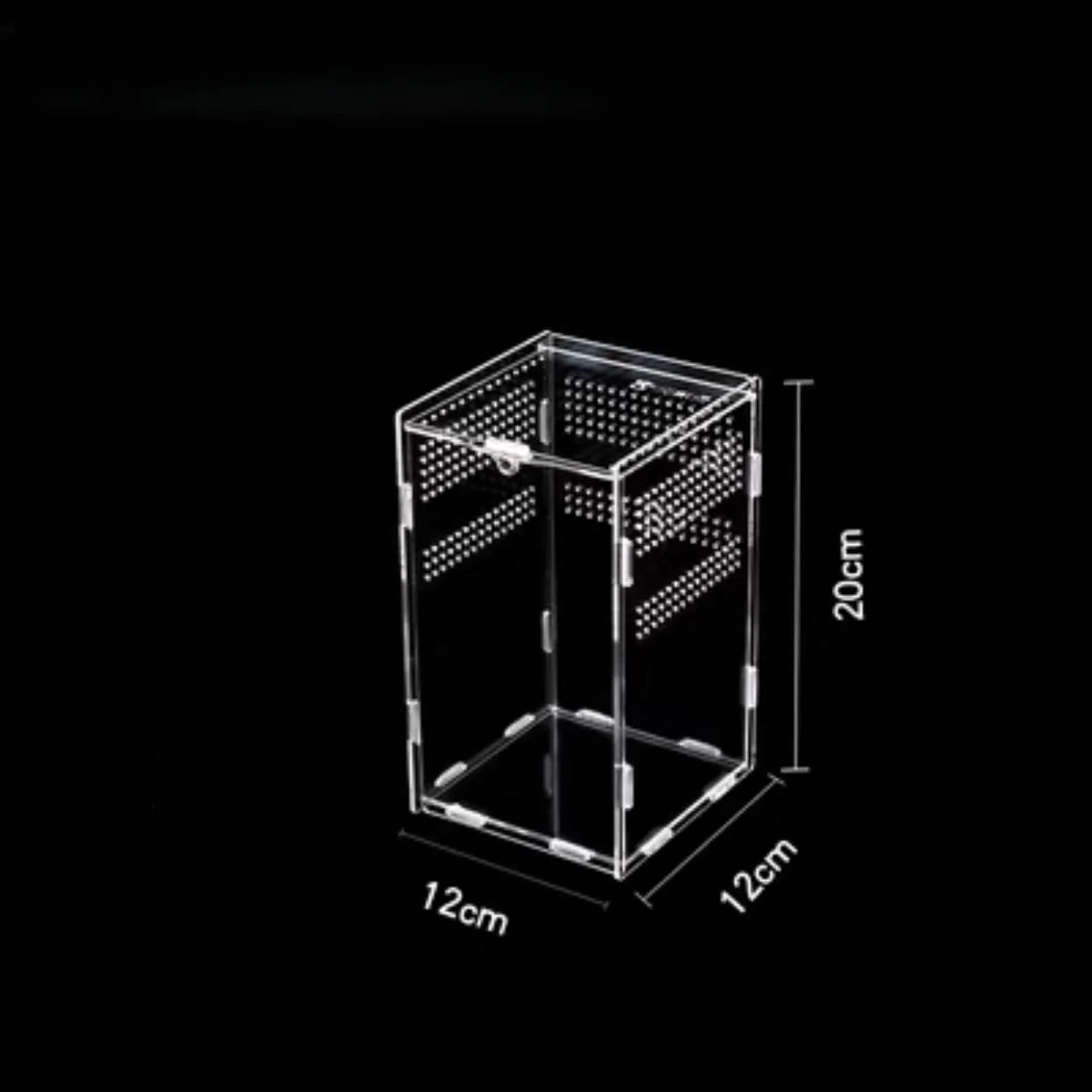 Reptile Habitat Terrarium Breeding Box Acrylic Case Nano Arboreal Tarantula Enclosure Spider Scorpion Bearded Dragon Habitat