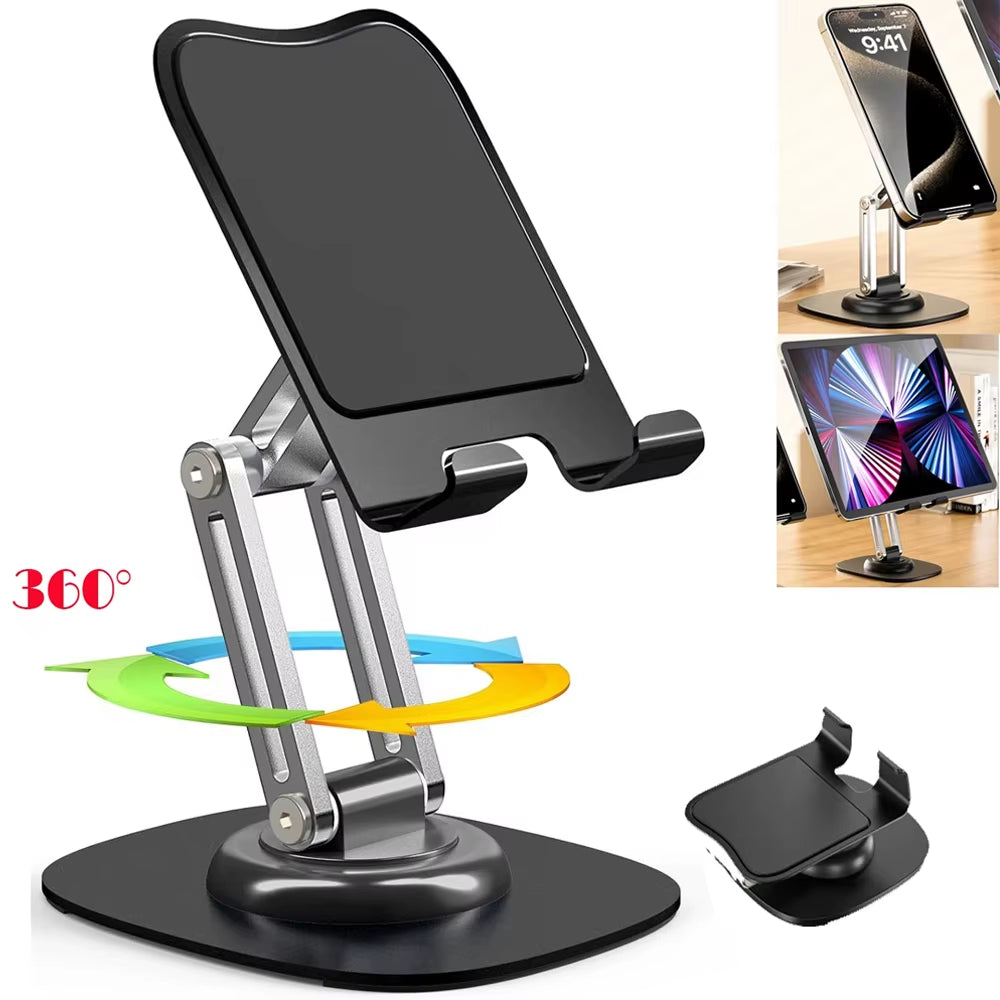 1PCS 360°Adjustable Universal Tablet Stand Desk Holder Mount Detachable Arm for Cell Phone Ipad Iphone Portable Desktop Stand