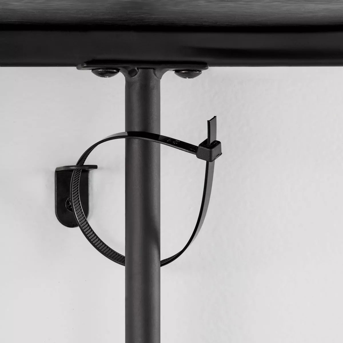 Wood & Metal Console Table - Black 