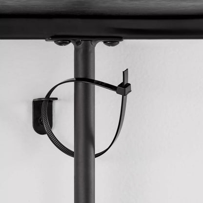 Wood & Metal Console Table - Black 