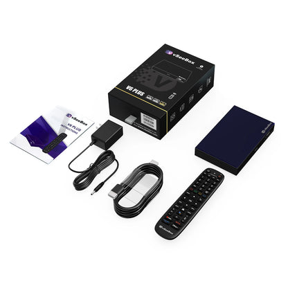 2026 Vseebox V6 Plus with Voice Control, 8K HD, Wi-Fi 6, and Simple Setup
