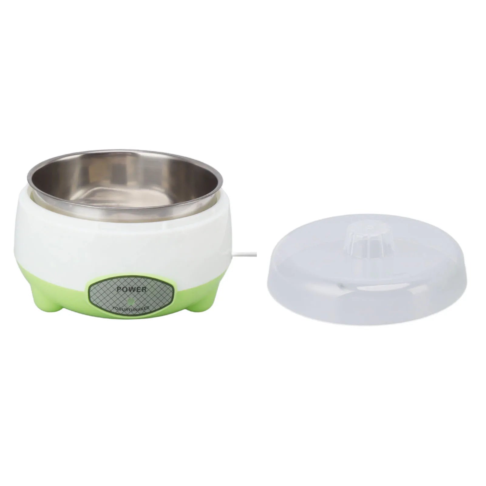 Stainless Steel Compact Yogurt Maker with Homemade DIY Yogurt Making Function