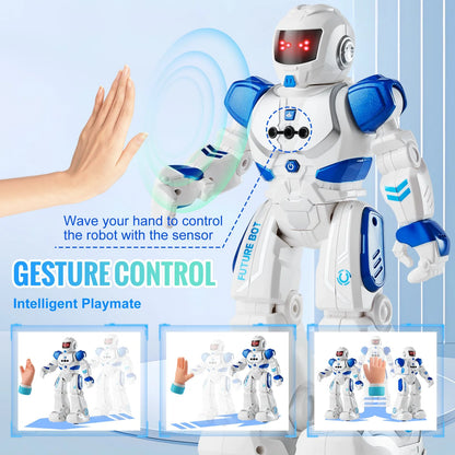 RC Robot Toy for Kids Talking Dancing Gesture Remote Control Programmable
