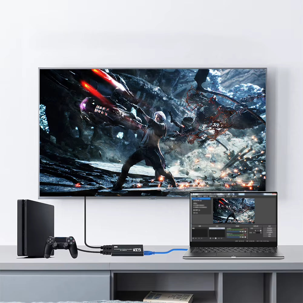 USB 3.0 4K Hdmi-Compatible Capture Card 1080P 60Hz HD Video Recorder Grabber Gaming Capture Card for Ps4/Xbox/Pc Live Streaming