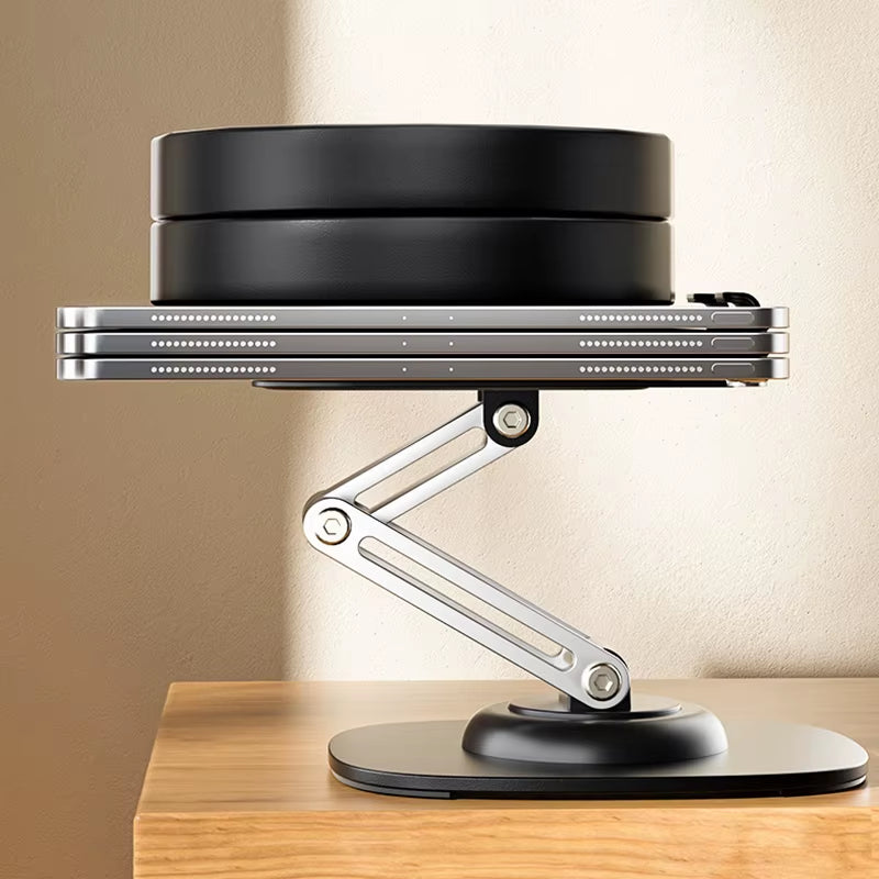 360° Rotation Portable Tablet Holder for Phone Ipad Iphone 17 Xiaomi Folding Lazy Desktop Live Mobile Phone Stand Mount Bracket