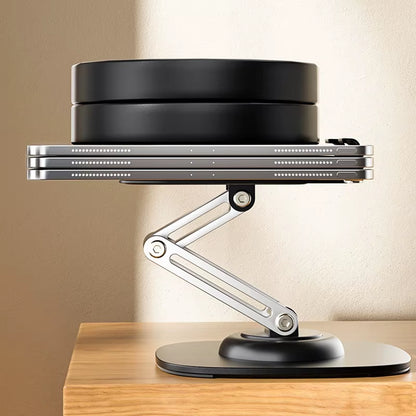 360° Rotation Portable Tablet Holder for Phone Ipad Iphone 17 Xiaomi Folding Lazy Desktop Live Mobile Phone Stand Mount Bracket