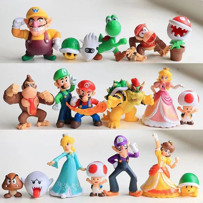 New Anime Large Size Bowser Figures PVC Bros Hat Can Take off Toy Model for Kids