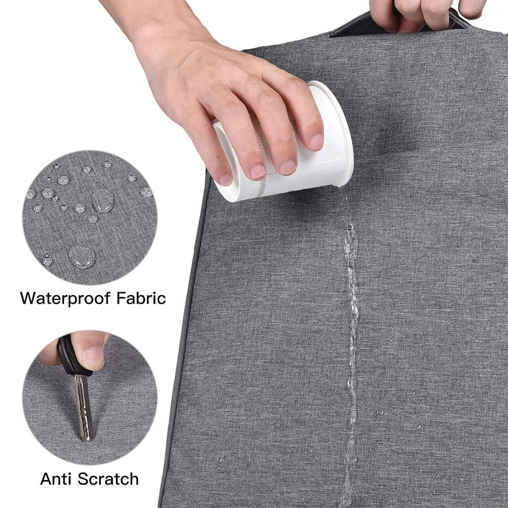 Waterproof Laptop Sleeve Handbag Case for MacBook Pro Air and Other Laptops - Fits 13.3" to 16" Inch Devices