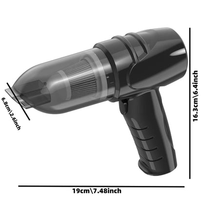 Wireless High-Power Dual-Use Car and Home Vacuum Cleaner - Multi-Functional Handheld Device with Strong Suction