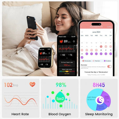 2025 New 1.9-Inch HD Smart Watch Men Bluetooth Call Multiple Exercise Modes Watch Heart Rate IP68 Waterproof Smartwatch Women
